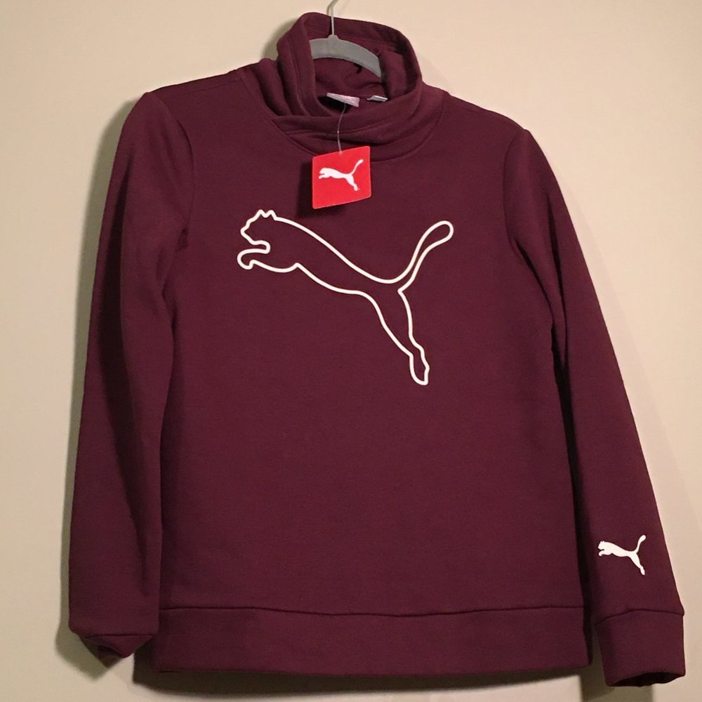 Red Puma Sweatshirt Size Small